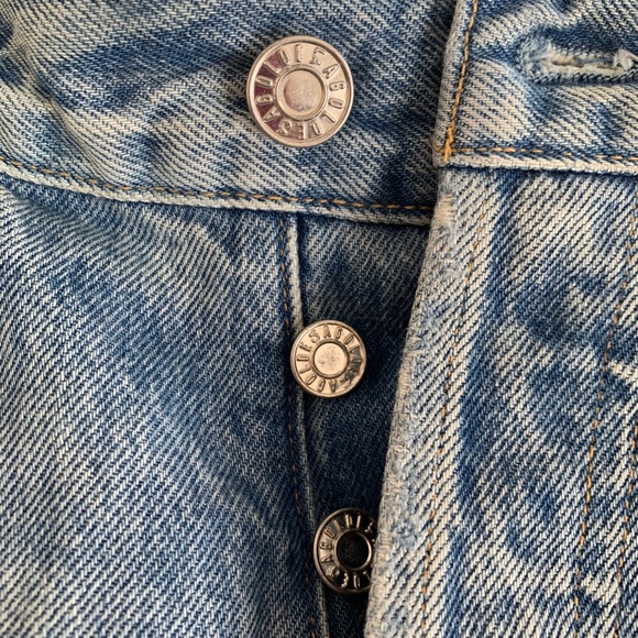 Sold!! Agolde Dee Super High Rise Short Ricochet - Picture 5 of 5